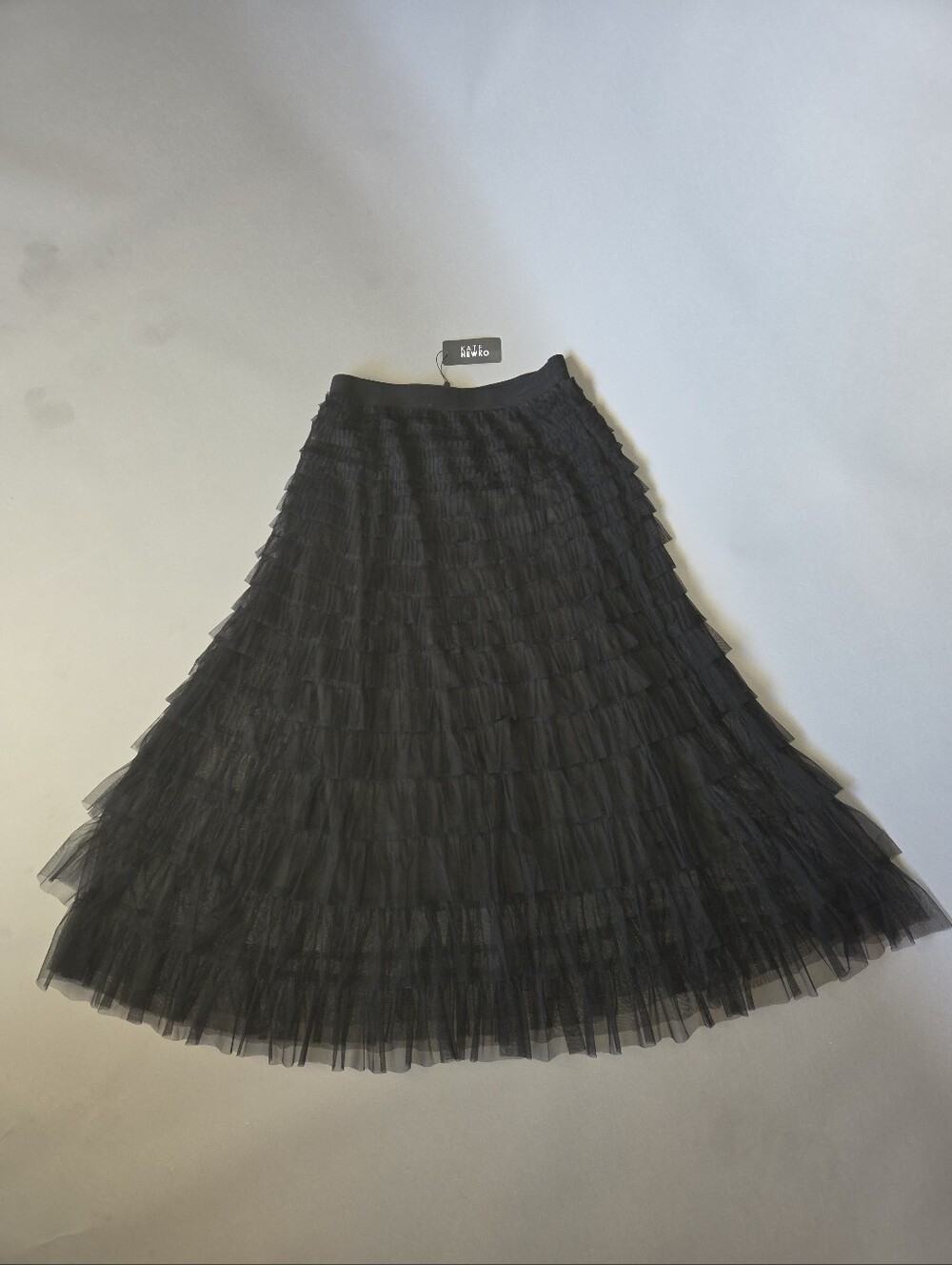 New With Tags Kate Hewko Tiered Ruffle Tulle Skirt Size L/XL